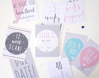 Individual Pregnancy Milestone Cards