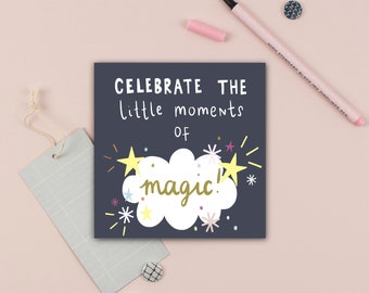 New Baby Card - Magic Moments