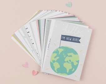Individual Baby Milestone Cards