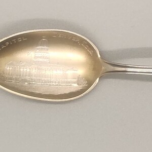 Vintage Spoon State Capital Denver Colorado 1950s
