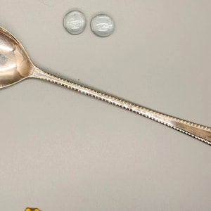 Vintage Silver Plate Serving Spoon from Sheffield England by William Adams from Birmingham 1940
