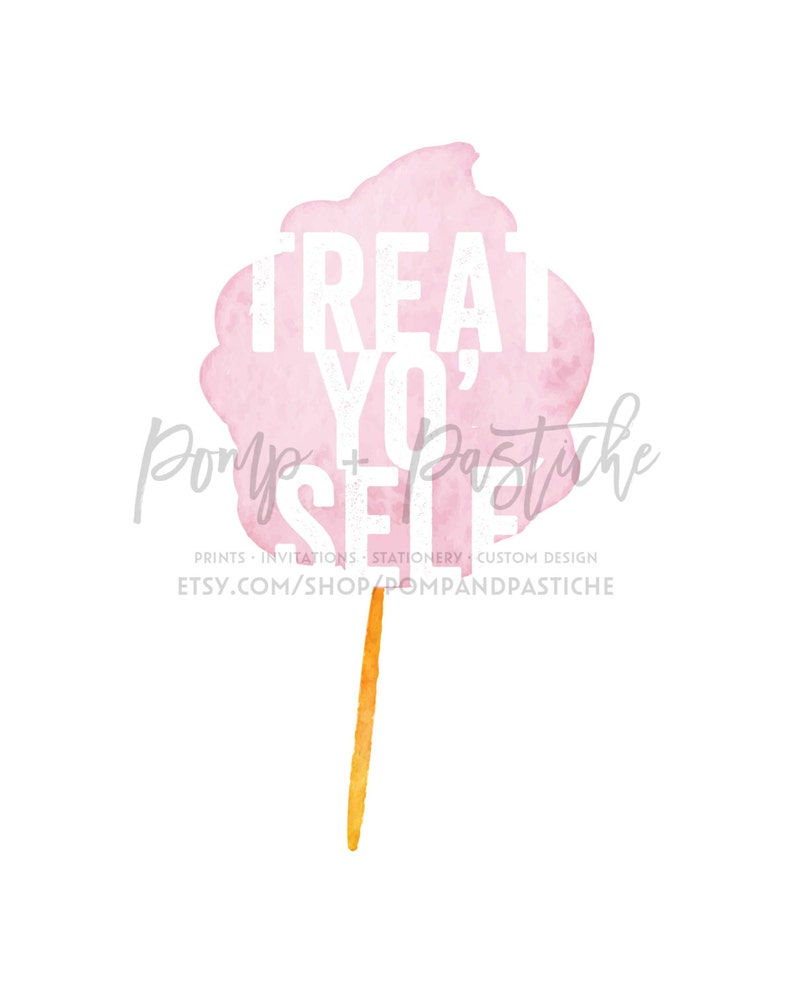 Treat Yo' Self Print // Parks &amp; Recreation // Printable // - Etsy