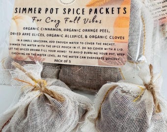 Simmer Pot Spices // Fall & Holiday Home Scents