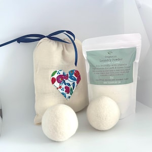 Laundry Powder and Dryer Balls