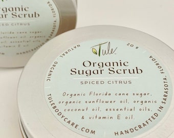Organic Sugar Scrub for Hands & Body