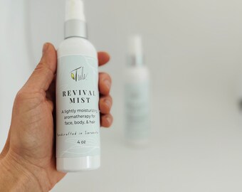 Uplifting Essential Oil Face & Hair Mist- "Revial Mist"