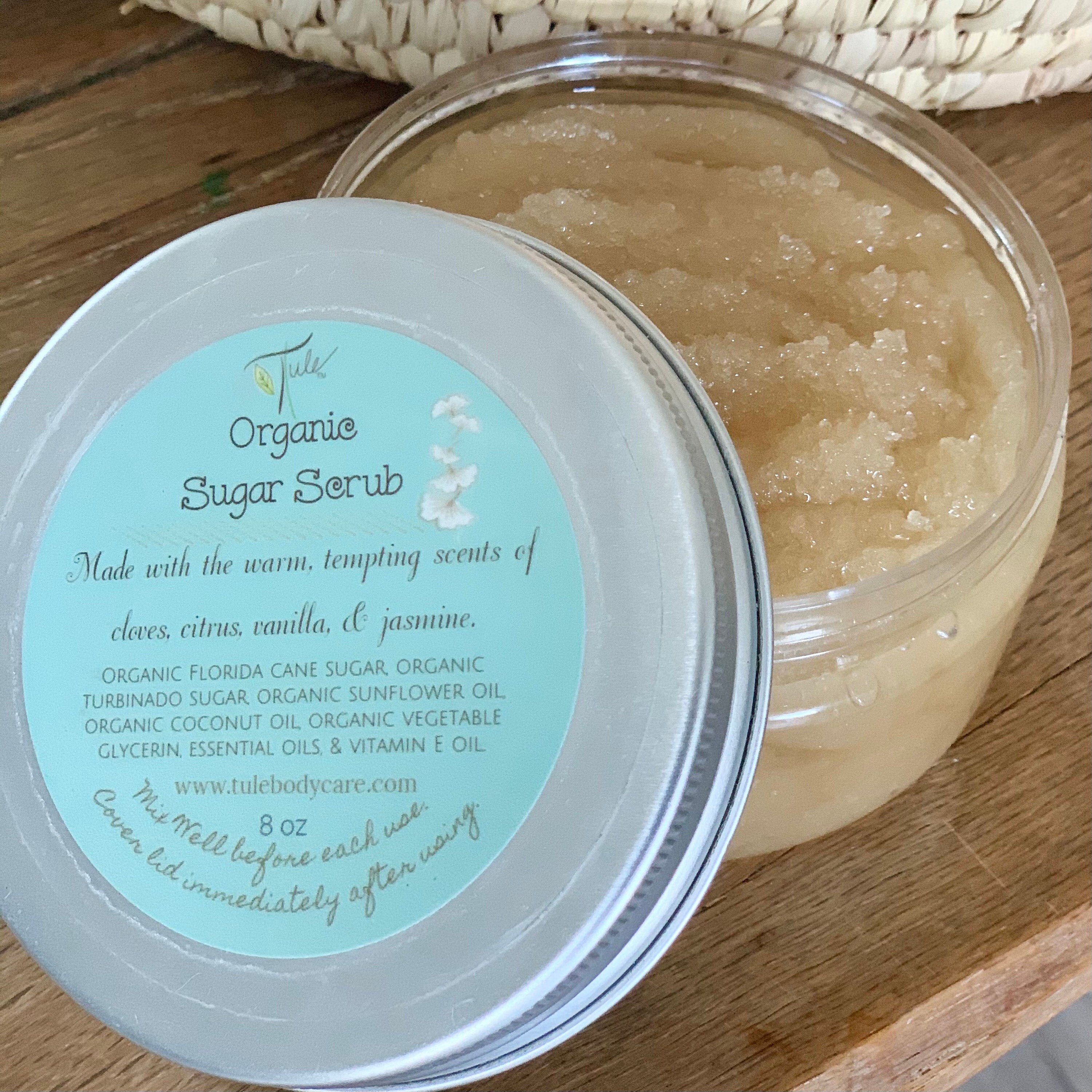Organic Sugar Scrub for Hands & Body