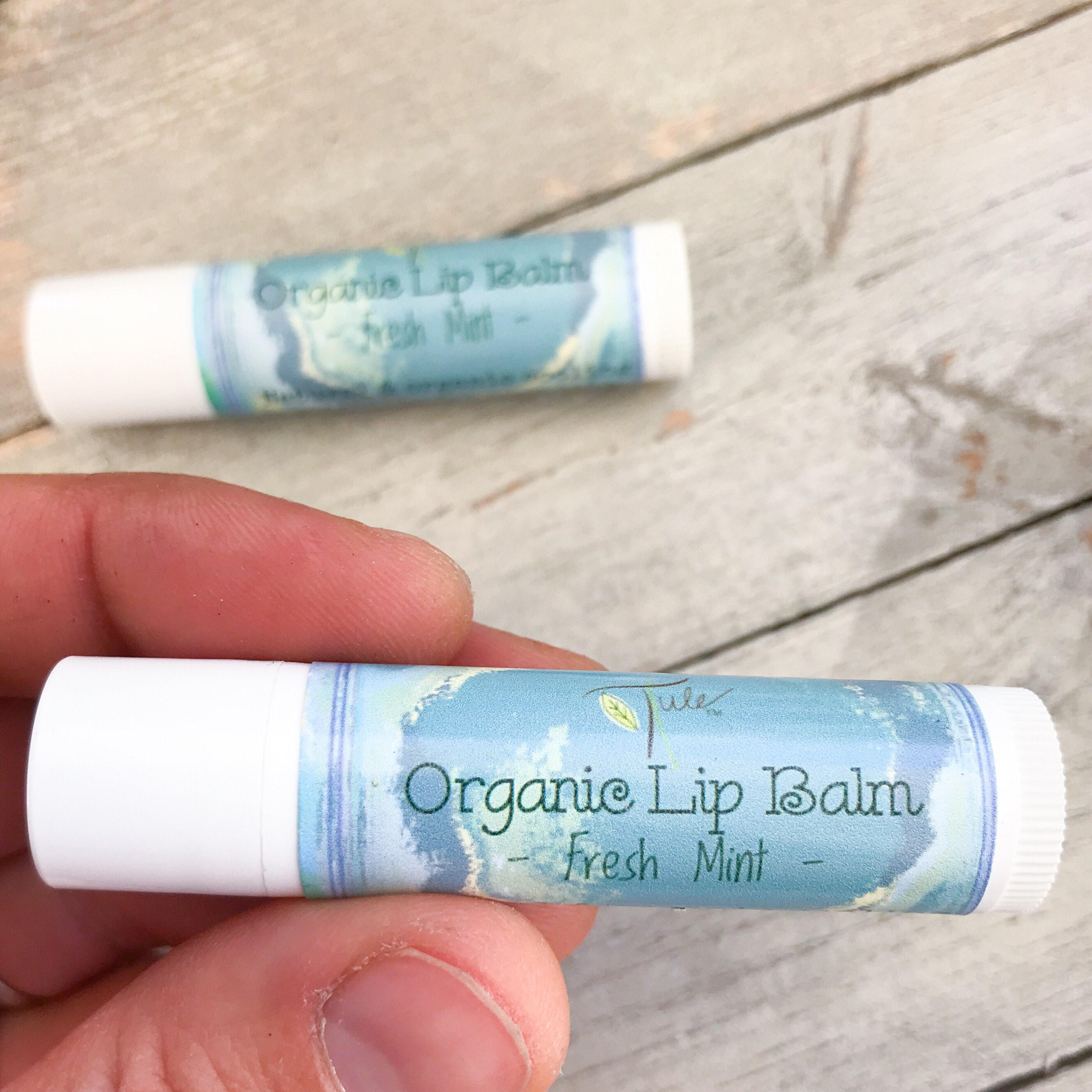 Organic Lip Balm Olive Oil & Fresh Mint