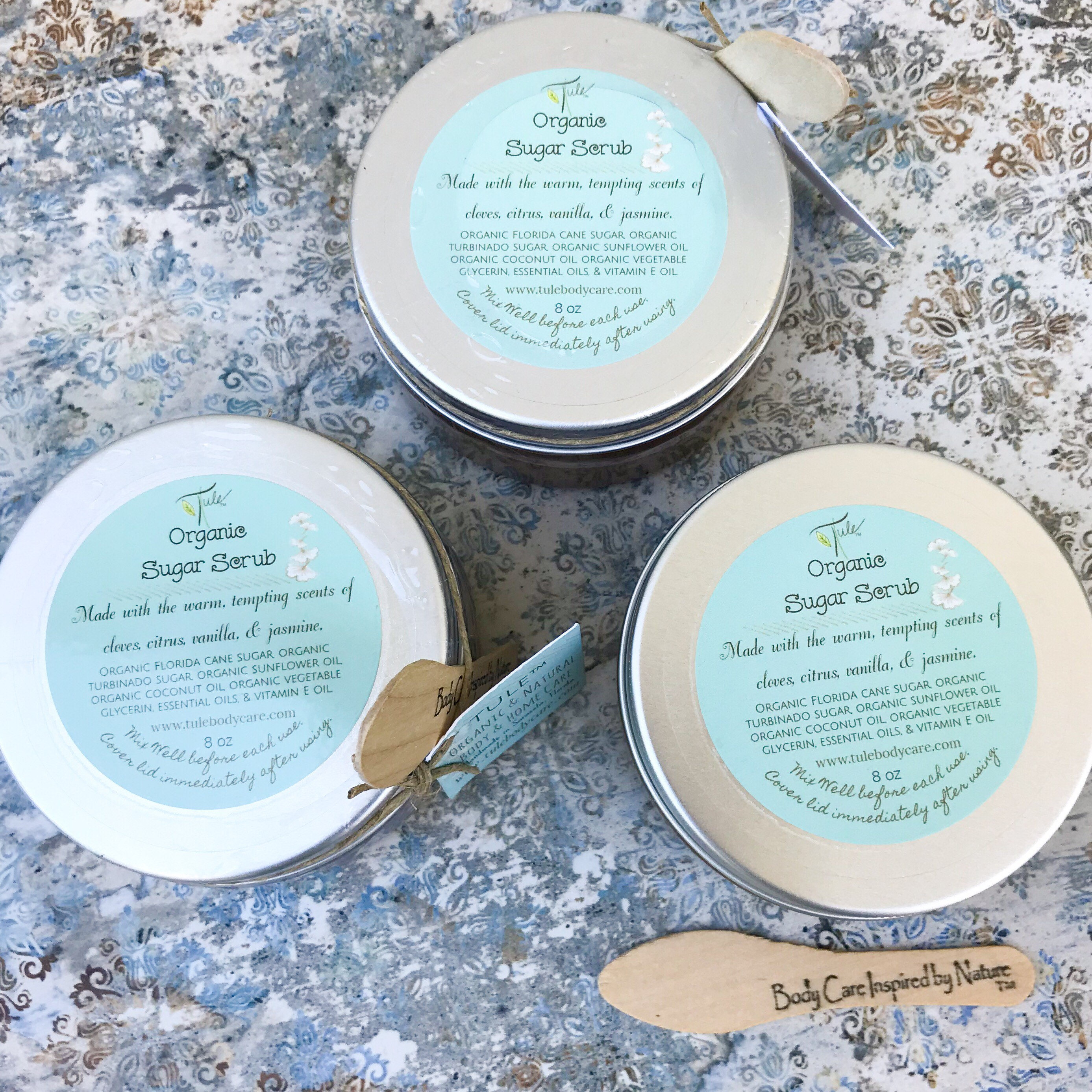 Organic Sugar Scrub for Hands & Body