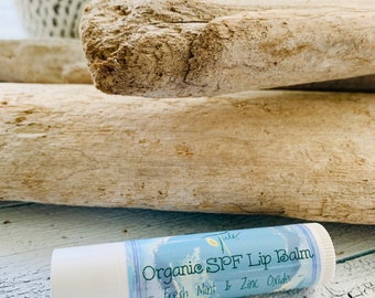 Organic Lip Balm- Olive Oil & Fresh Mint