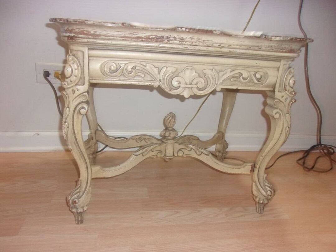 French Antique Vintage Coffee Table - Etsy