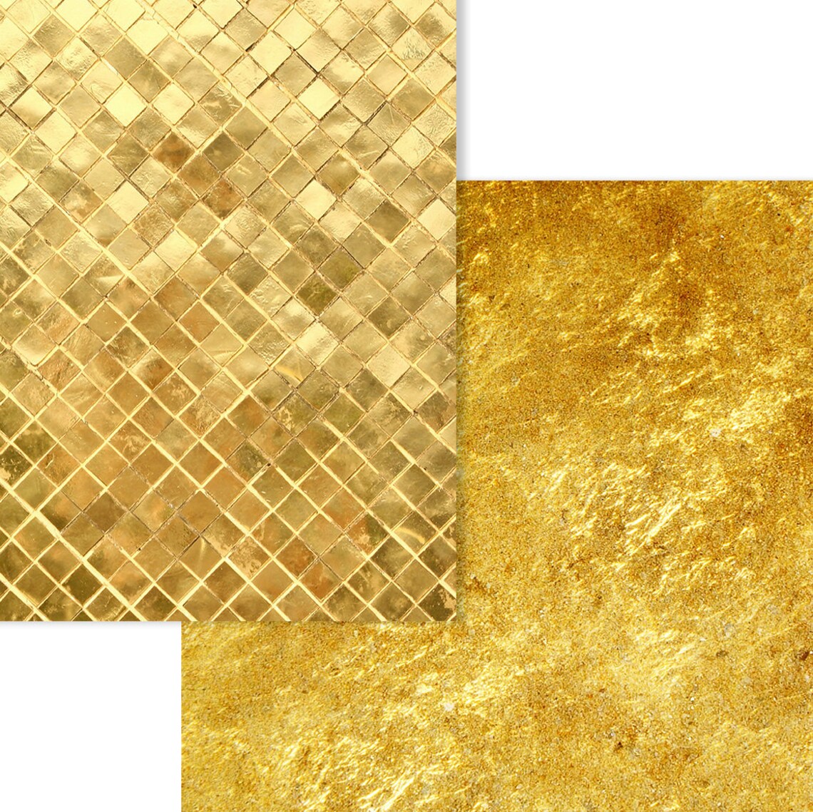 Gold Digital Paper gold foil digital paper pack gold glitter Etsy