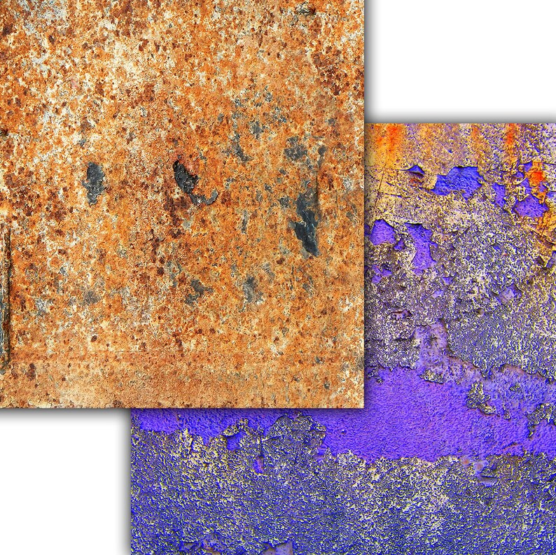 Download Rusty digital paper pack metal texture rusted metallic ...