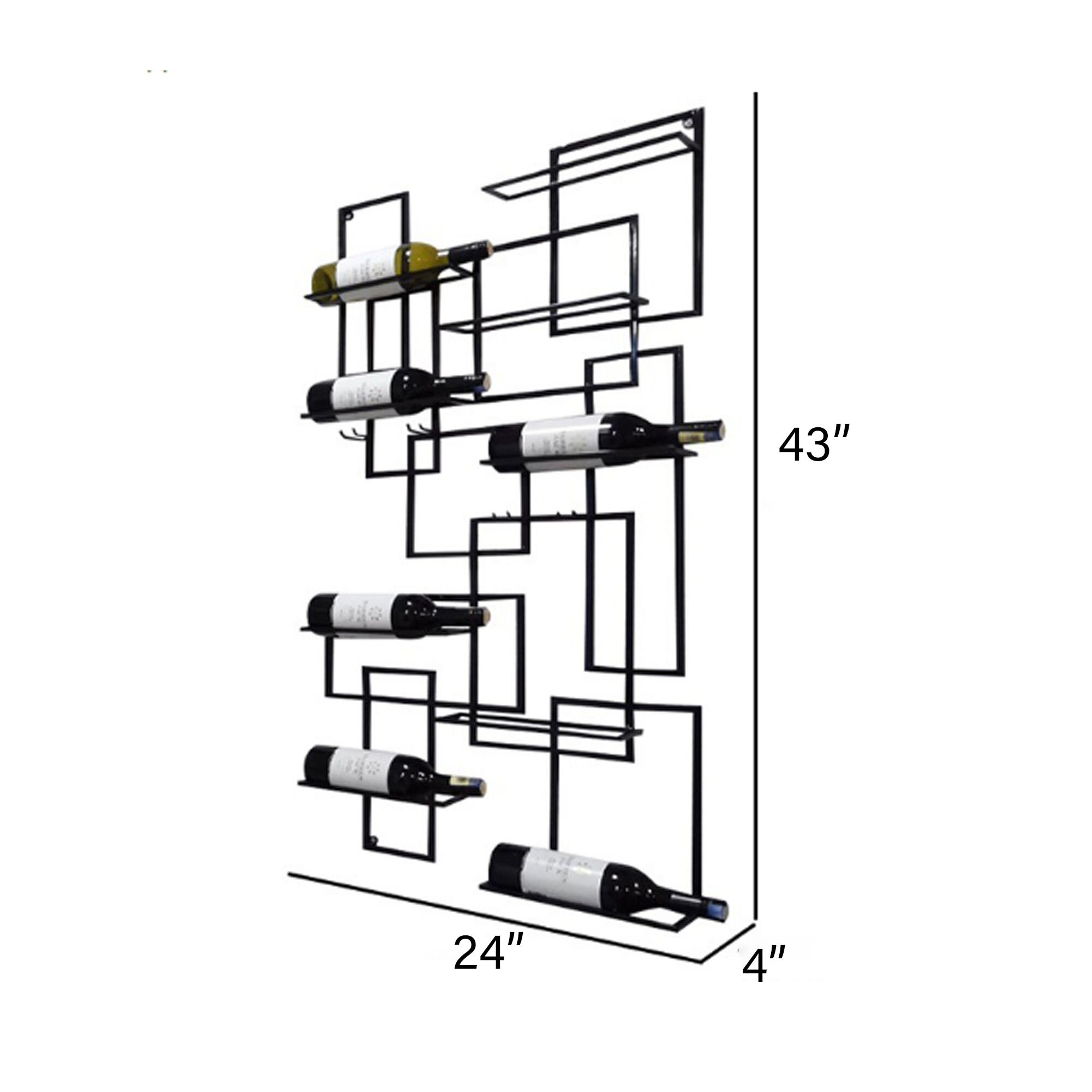 Wine Rack Wall Shelf Upside Down Wine Rack European Style Bar Etsy