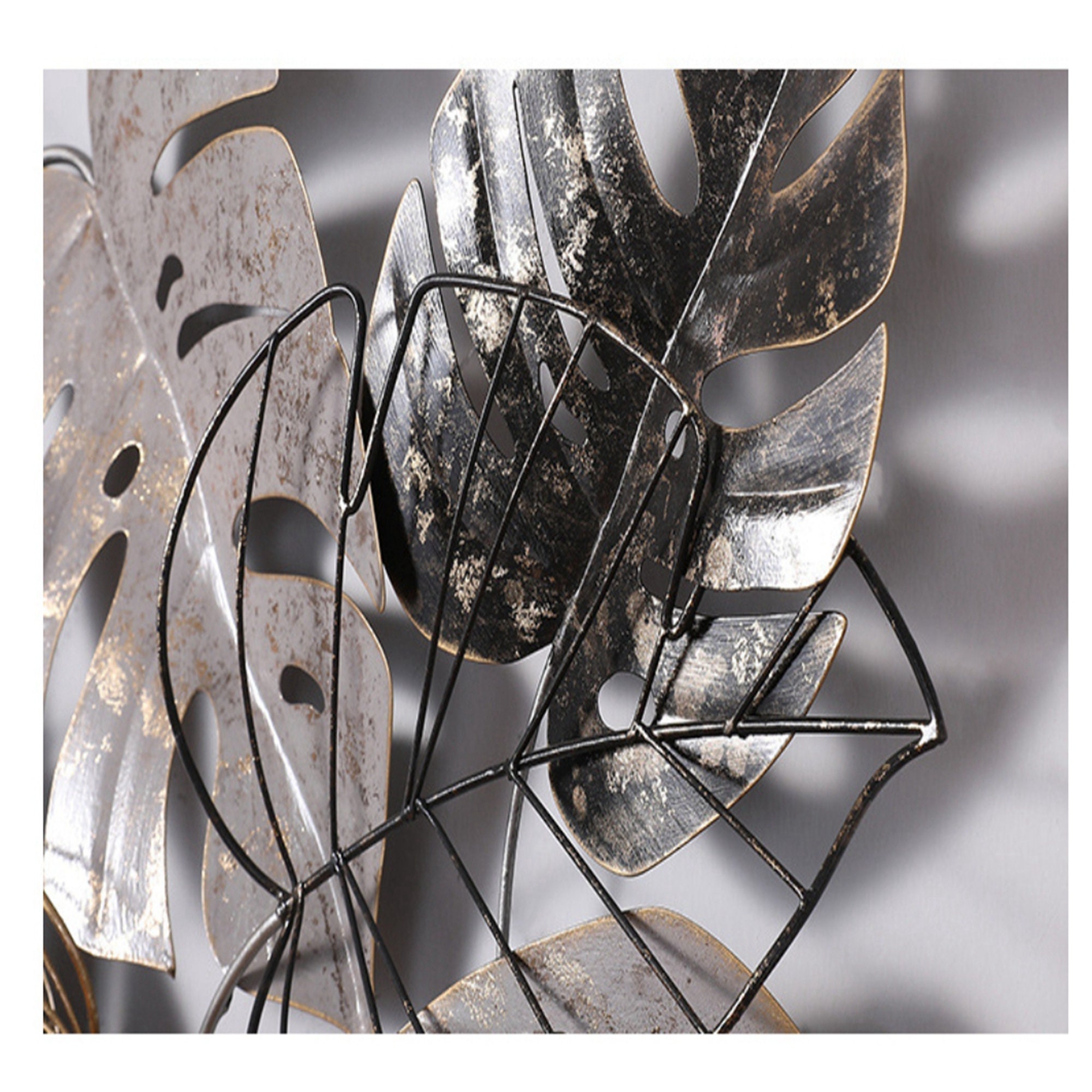 Modern Wall Decor Unique Iron Hanging Metal Art 3D Etsy