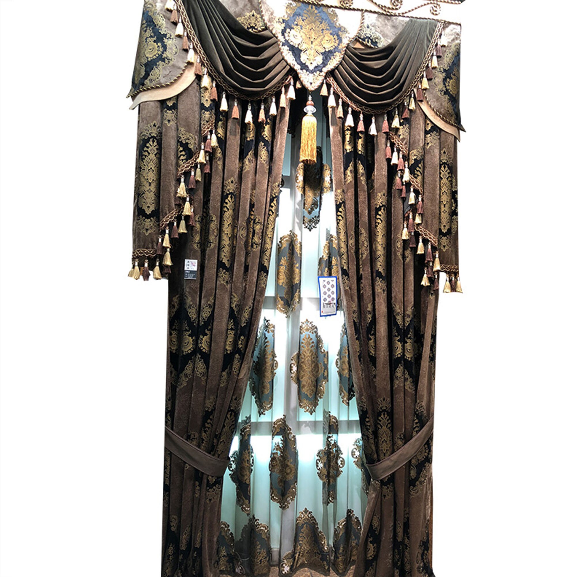 Luxus Vorhang für Wohnzimmer Blackout Samt Nach Maß Vorhänge | Etsy