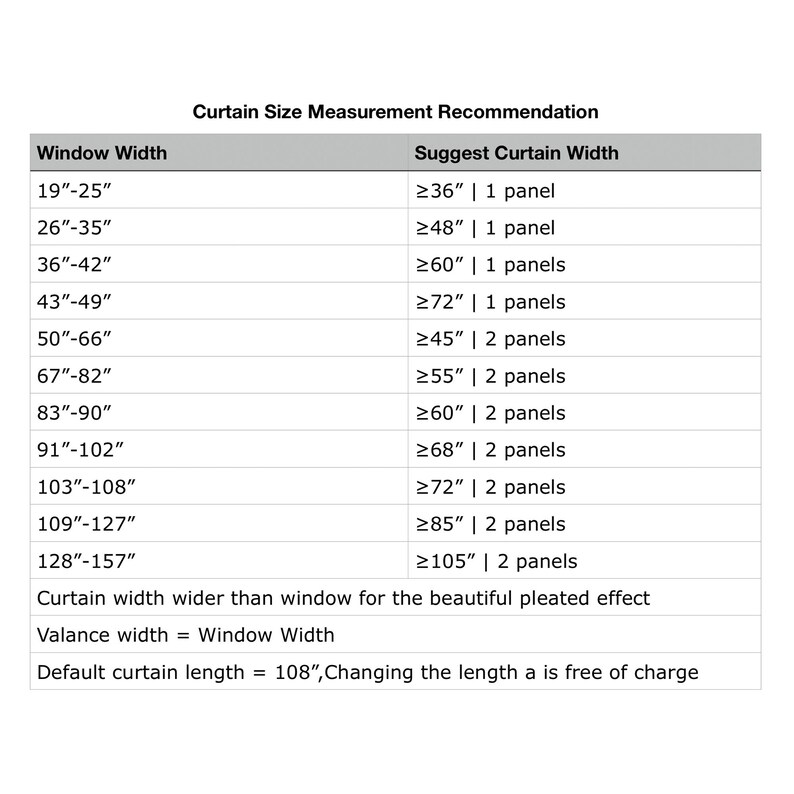 Custom Curtains Length 108 Luxury for Living Room Etsy