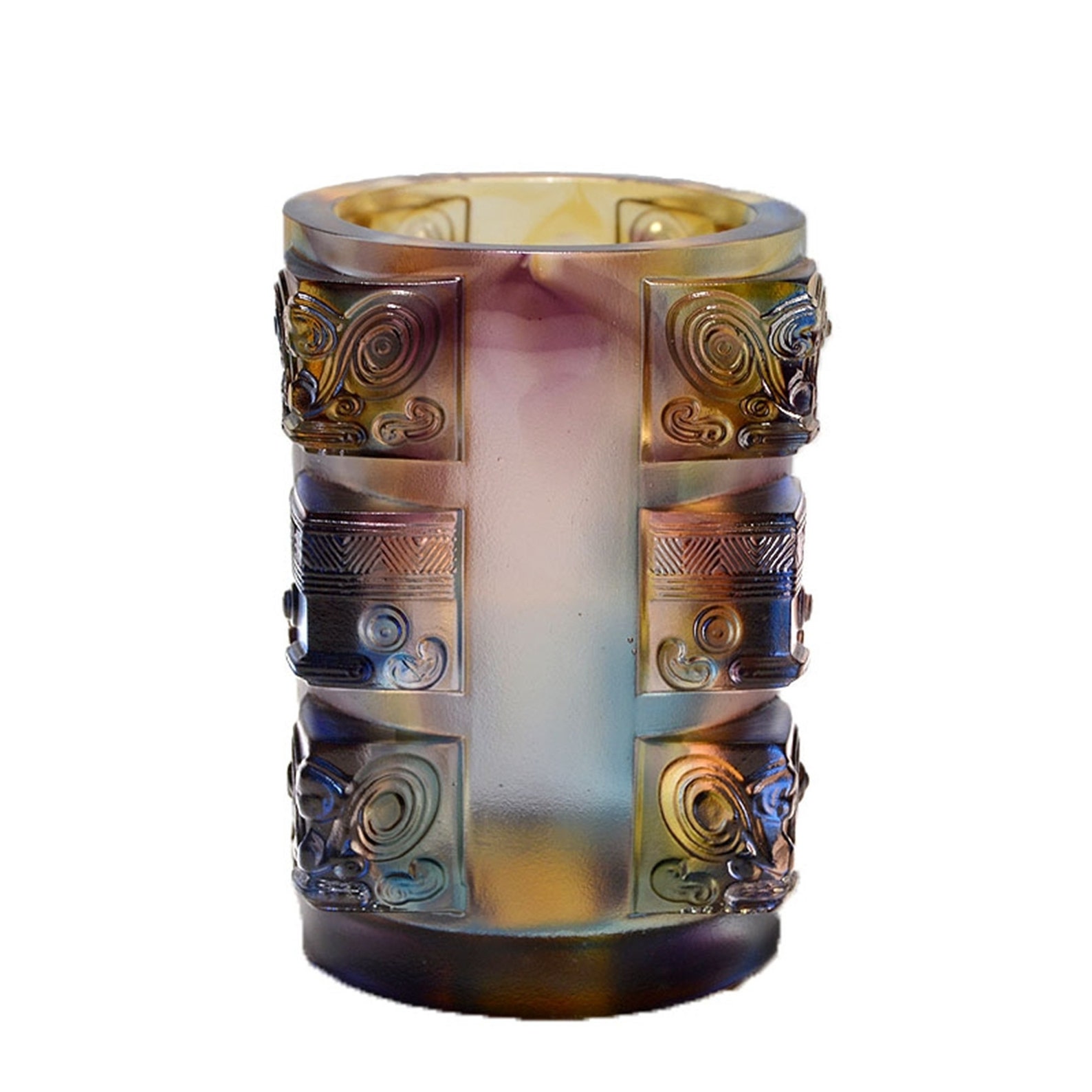 Glass pen holder desktop practical custom gift office creative | Etsy