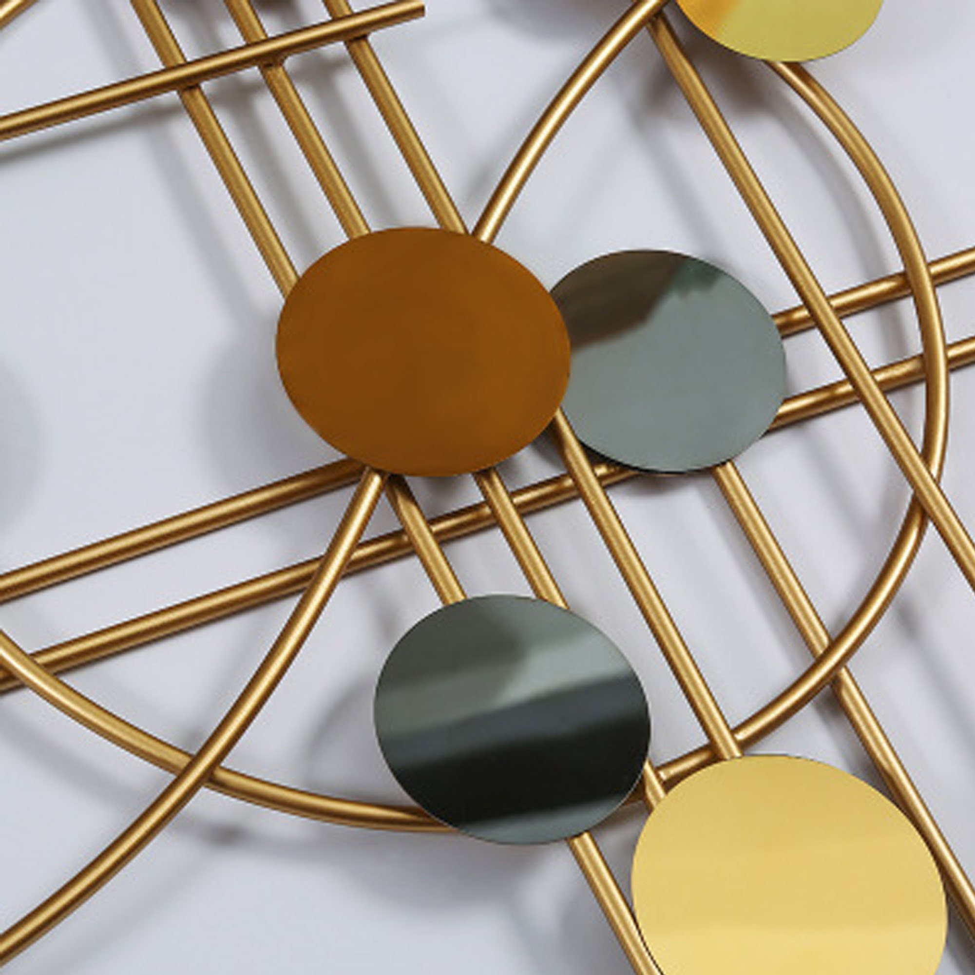 Decoración moderna de la pared hierro único colgante metal | Etsy