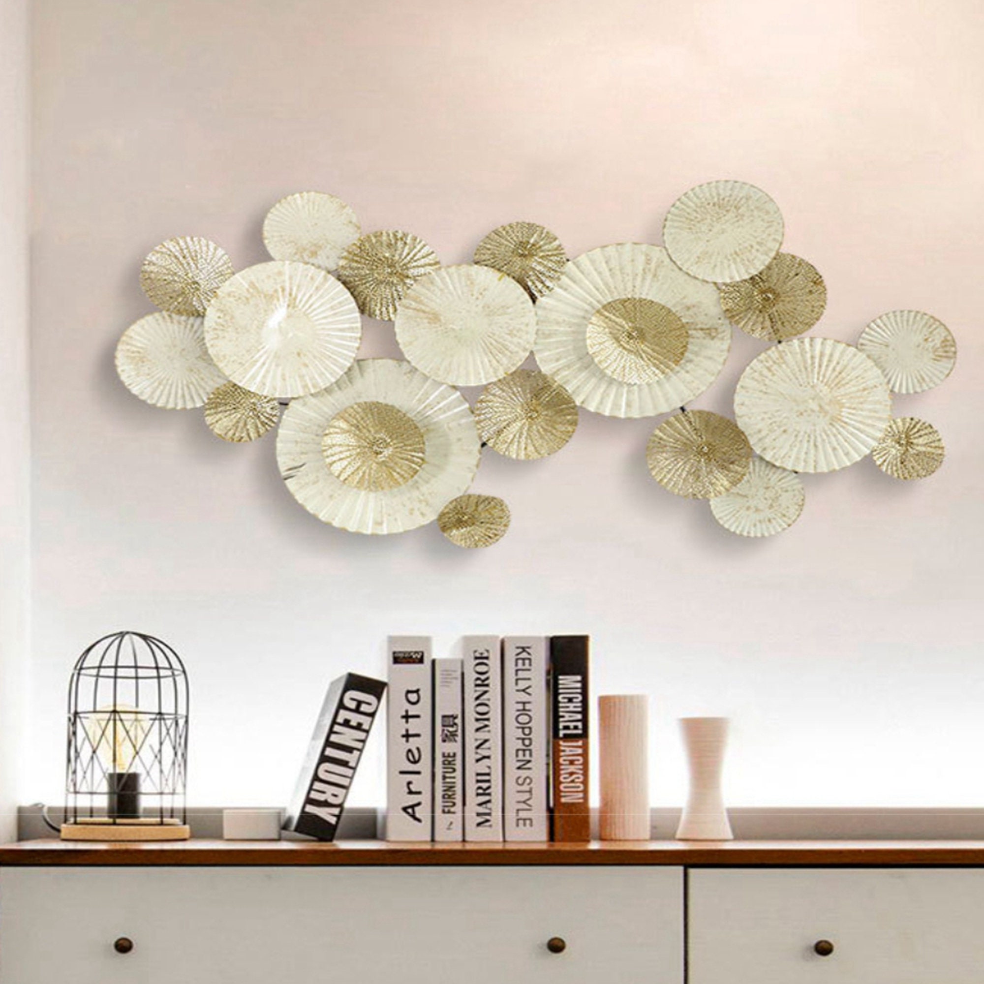 Decoración moderna de la pared arte de metal colgante de Etsy España