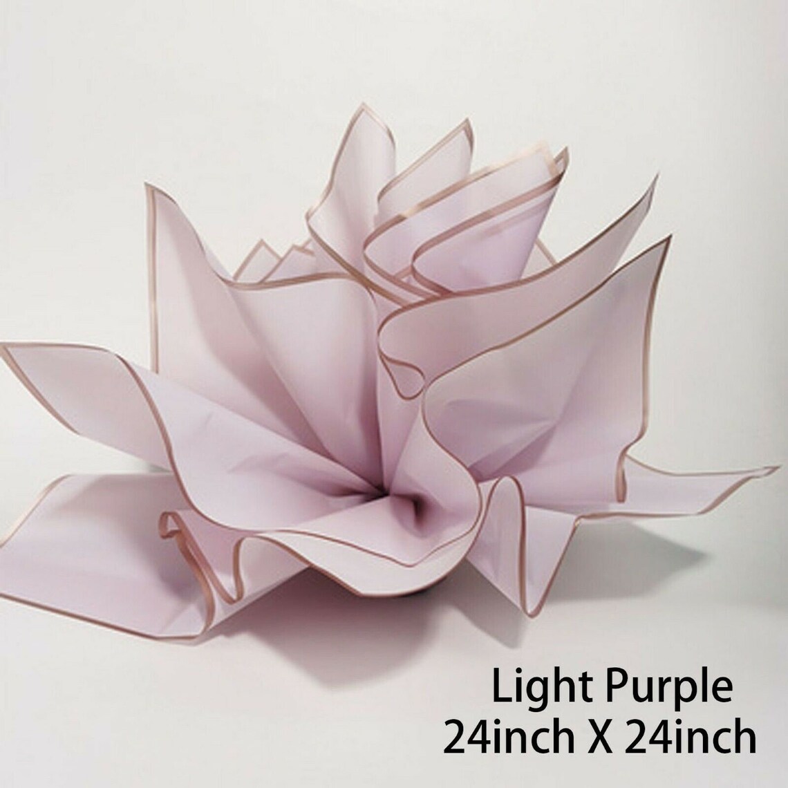 Flower Plastic Wrapping Paper for Flowers Waterproof 24x Etsy