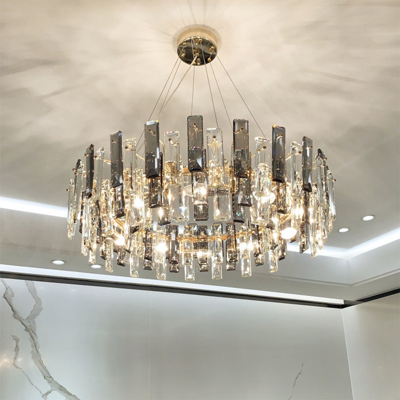 Modern Chandelier LED Luxury Ceiling Light for Living Room Etsy UK