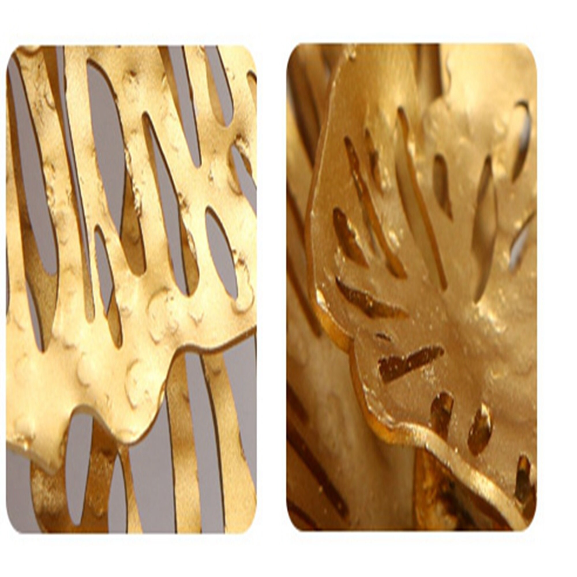 Modern Gold Rose Wall Decor Unique Iron Hanging Metal Art Etsy