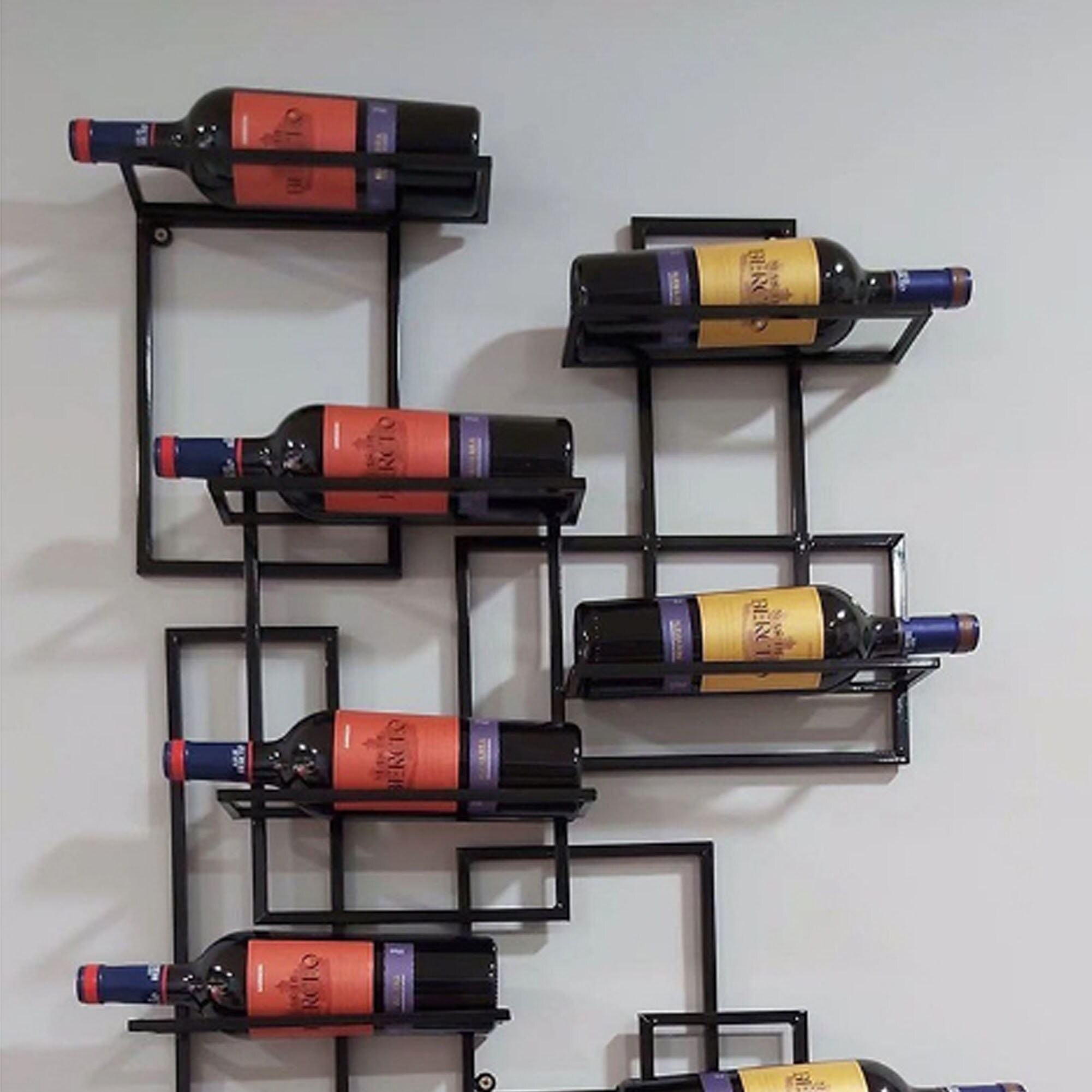 Wine Rack Wall Shelf Upside Down Wine Rack European Style Bar Etsy