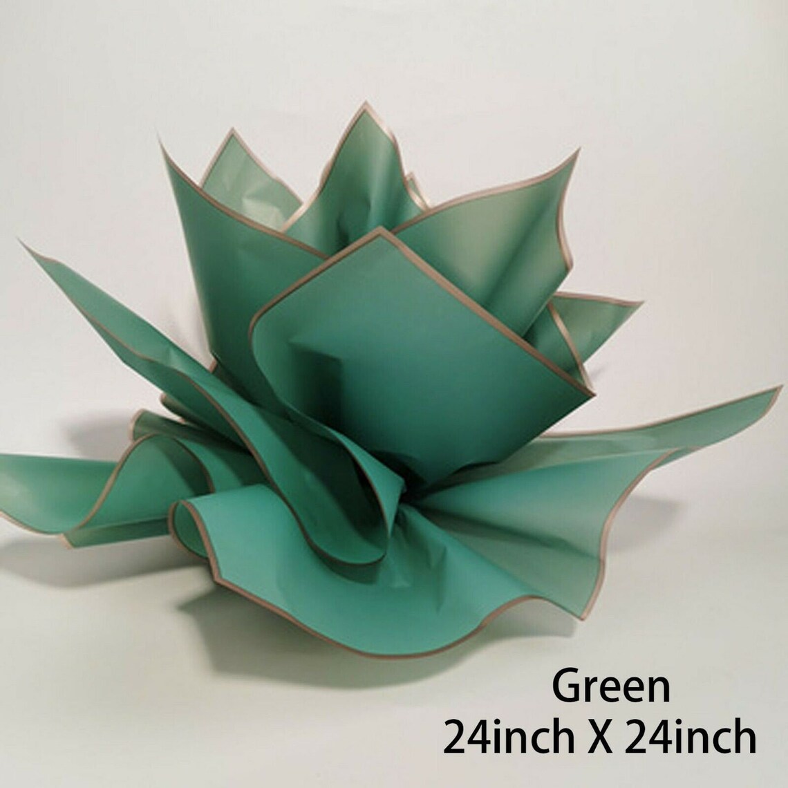 Flower Plastic Wrapping Paper for Flowers Waterproof 24x Etsy