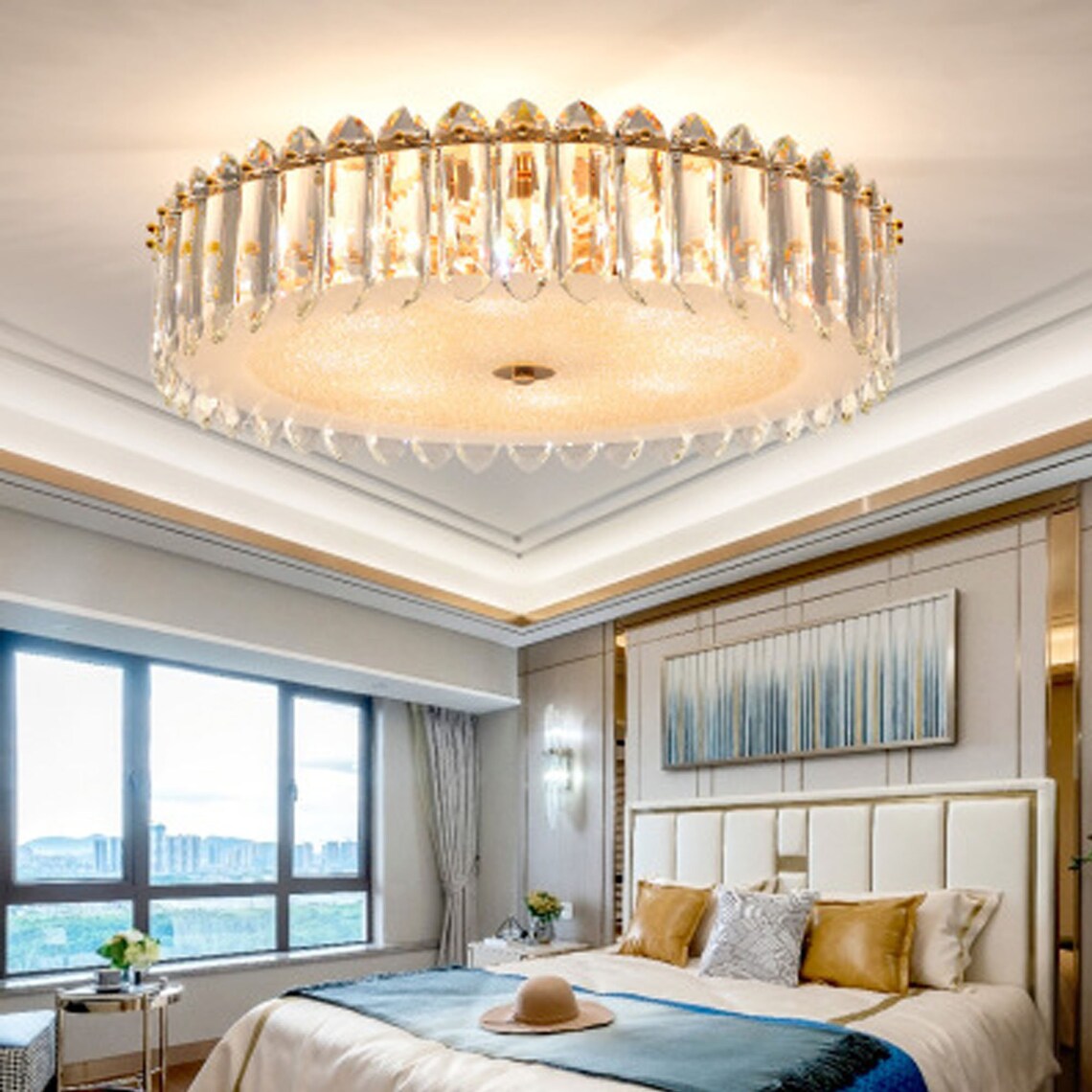 Modern Chandelier LED Luxury Ceiling Light for Living Room Etsy
