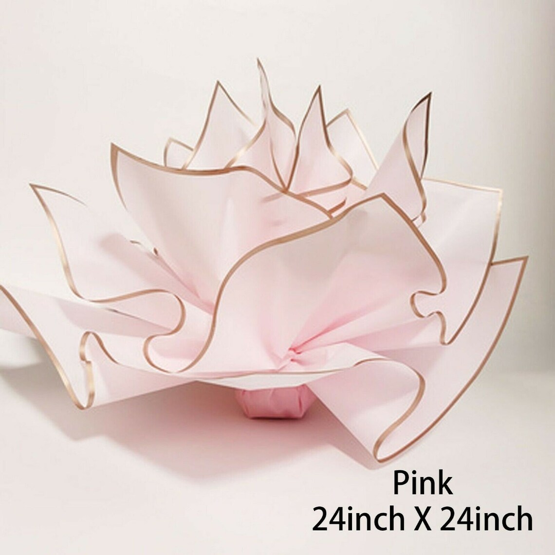 Flower Plastic Wrapping Paper for Flowers Waterproof 24x | Etsy