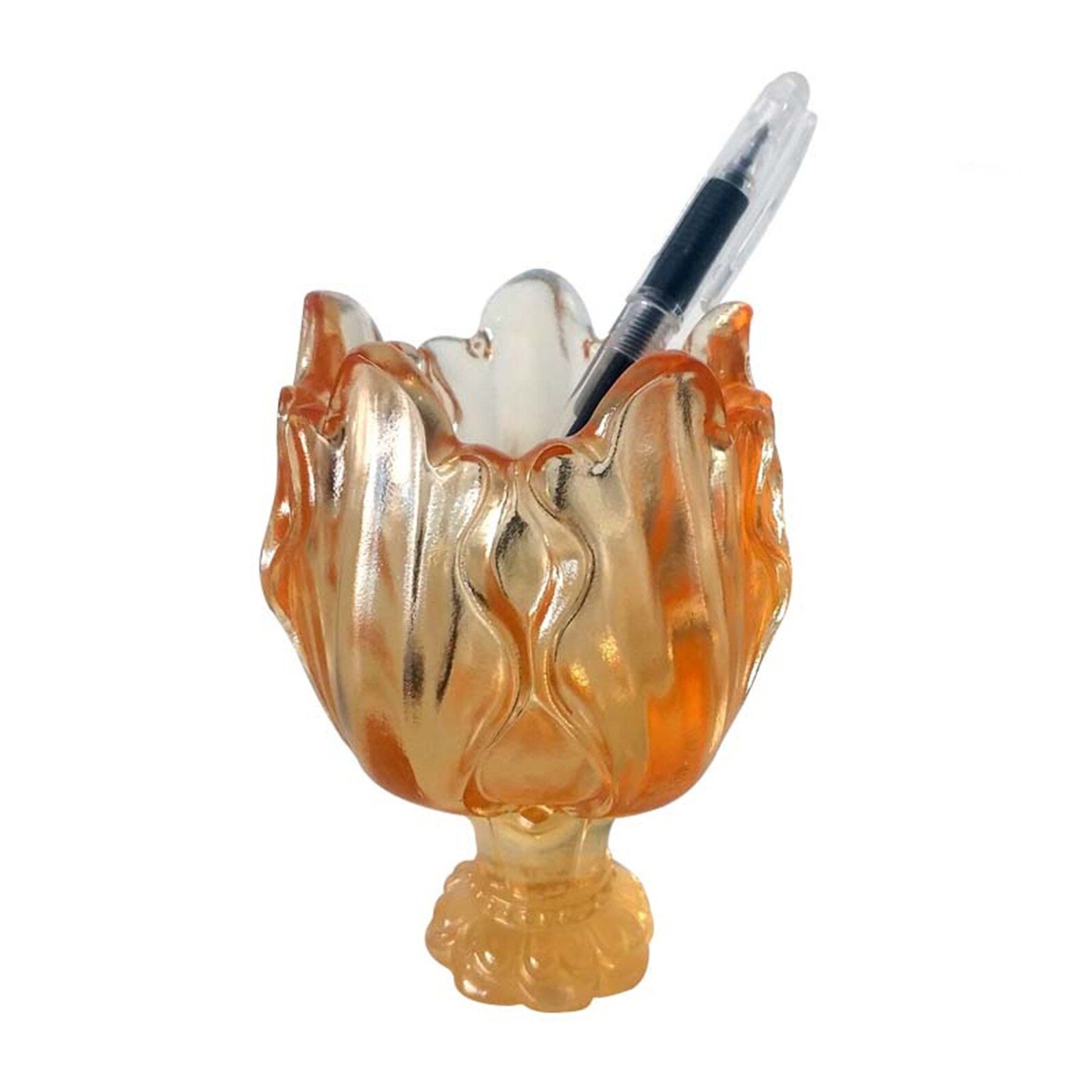 Glass Pen Holder Ornaments Creative Minimalist Tabletop Etsy