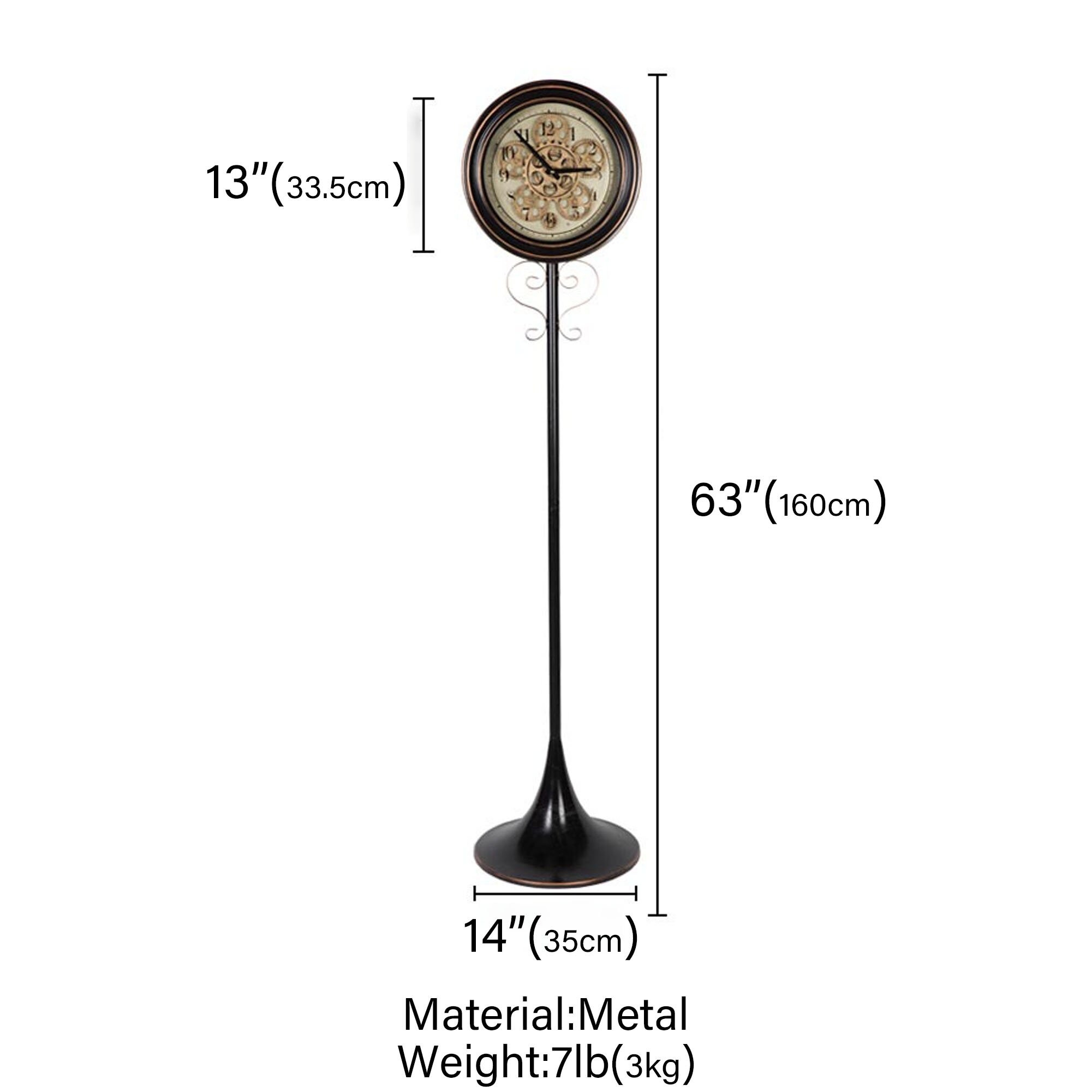 Große Standuhr Standuhr Standuhr Vintage Industrial | Etsy