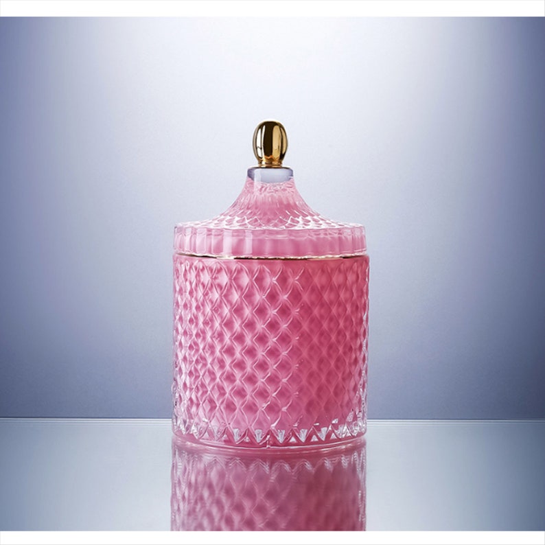 Crystal Gold Tracing Jewelry Box Decorative Storage Tank Home Ornaments