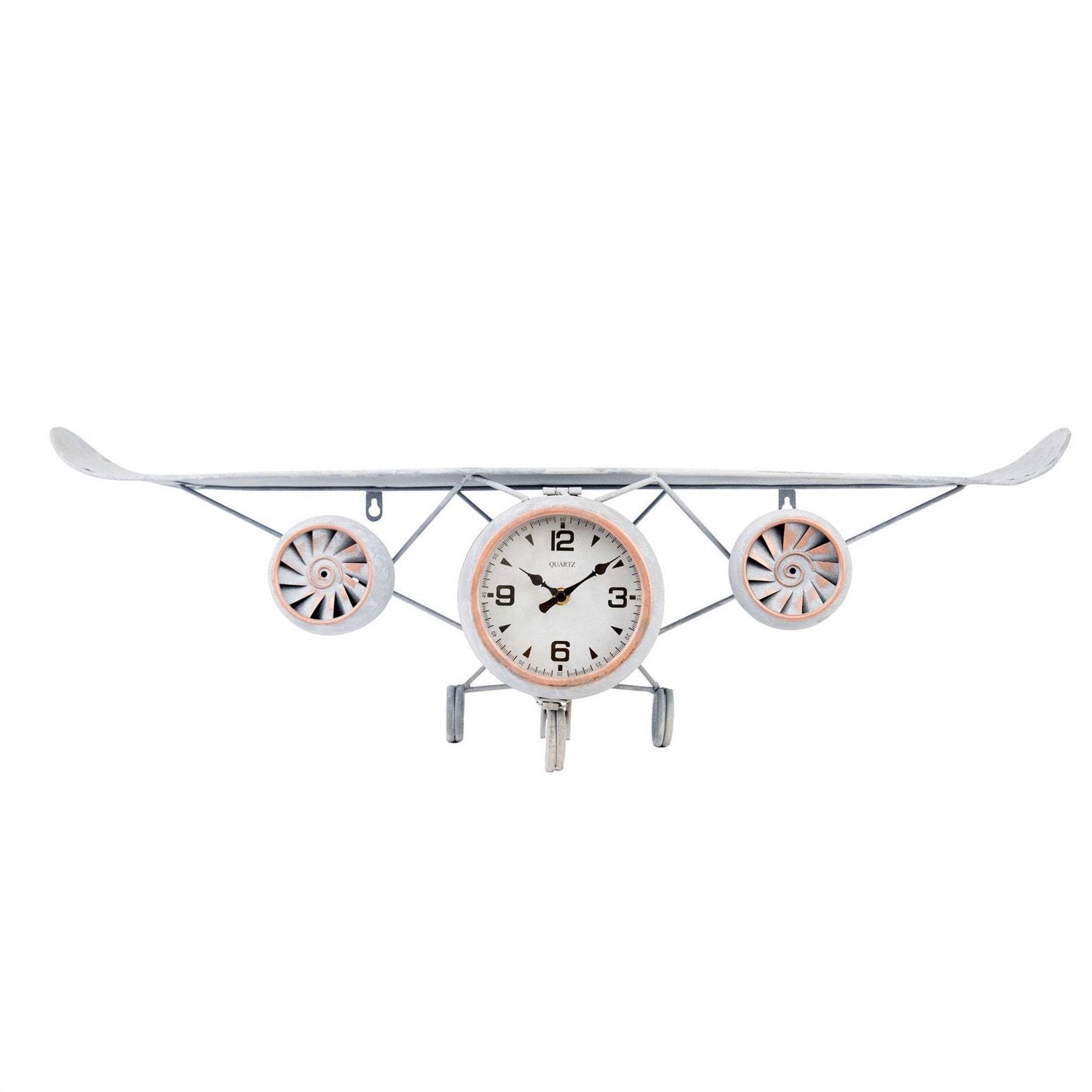 Vintage Aircraft Wall Clocks Battery Operated Non Ticking Etsy