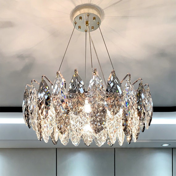 Modern Chandelier Led Luxury Ceiling Light For Living Room Uk Modern Chandelier Led Luxury Ceiling, Luxury Crystal Chandeliers Uk