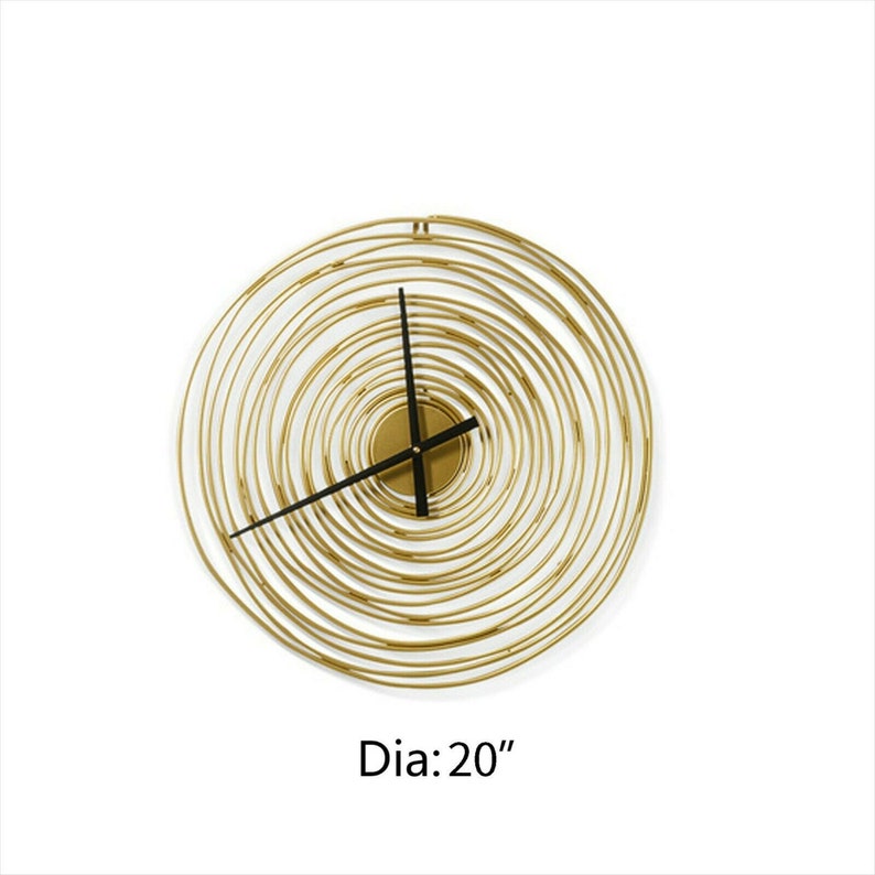 Ring Circle Wall Clock Minimalist Wall Mounted Silent Non Ticking Modern Creative Wall\u00a0Clock without number