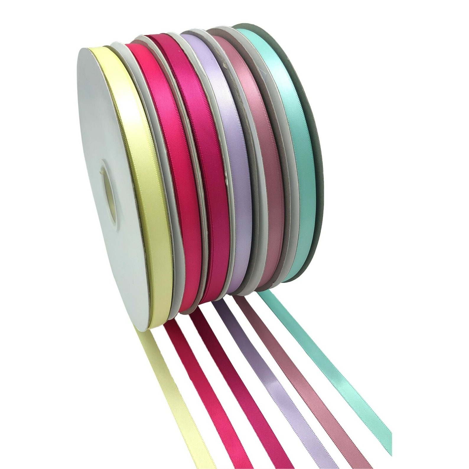 Double Faced Satin Ribbon 100 Yards Roll 3/8'' inch Etsy