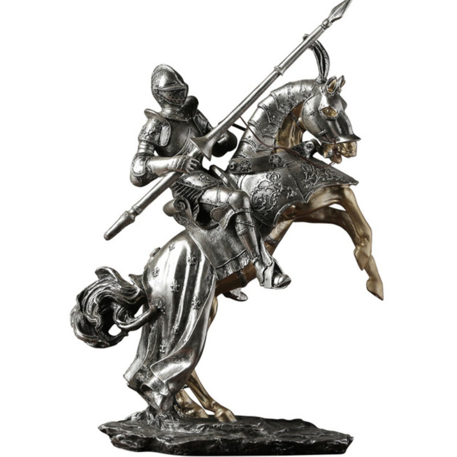 Antique Knights Decorated With Resin Ornaments Roman Armor Etsy