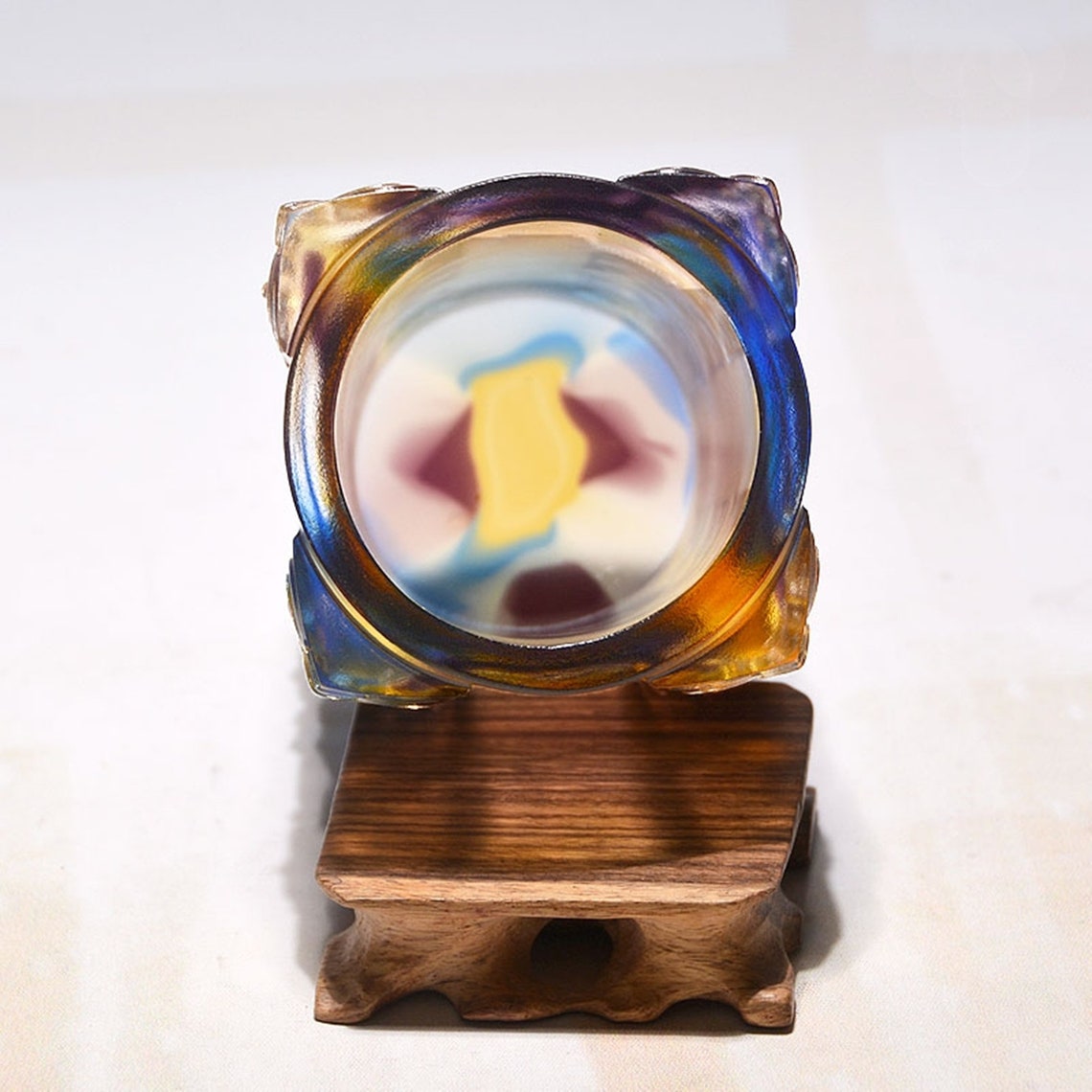 Glass pen holder desktop practical custom gift office creative | Etsy