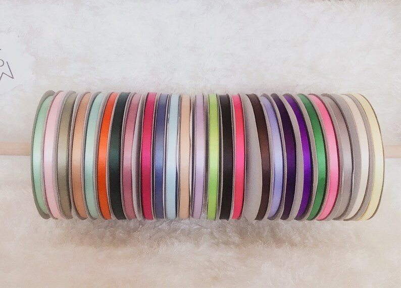Double Faced Satin Ribbon 38\u201c Ultra Low Price By Yard 32 Colors 8 Size 1 order=1 yard