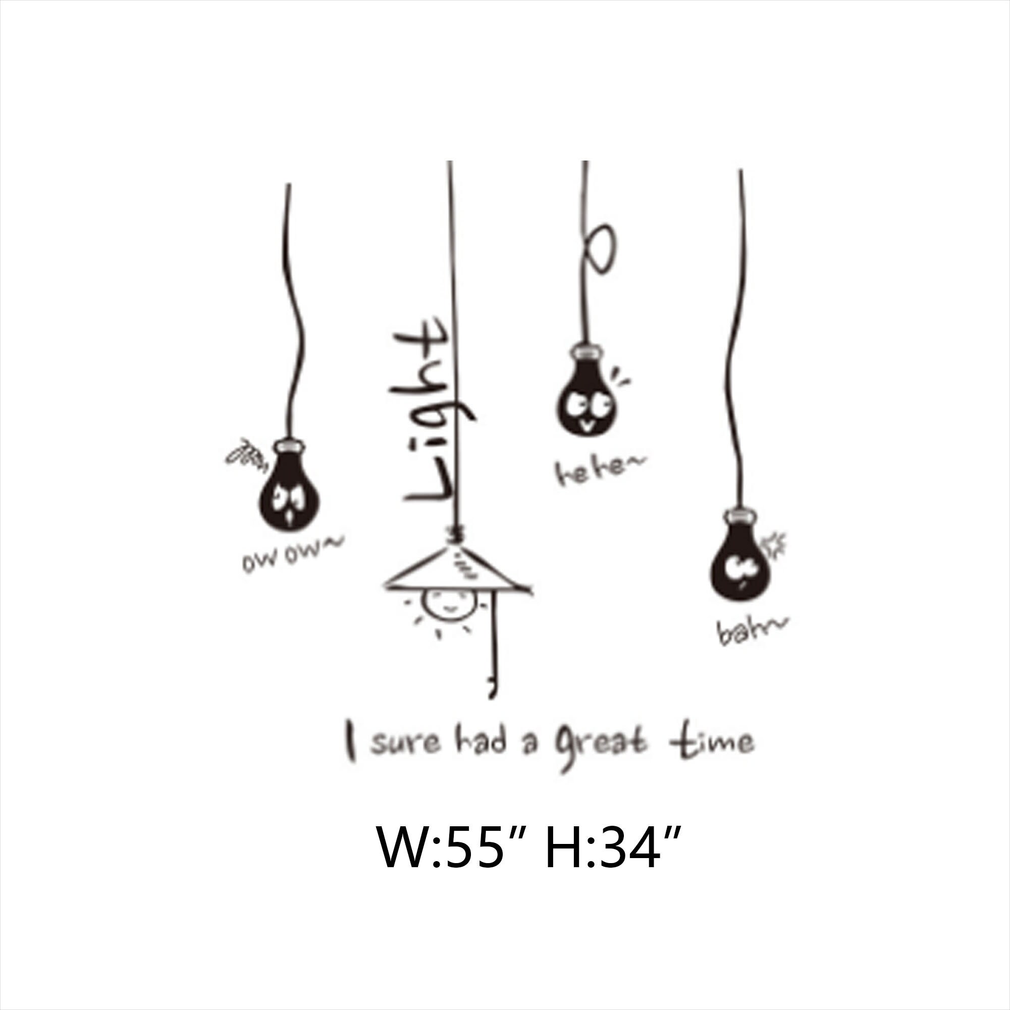 Chandelier Wall Decal / Nursery Decor /Light Wall Art / Etsy