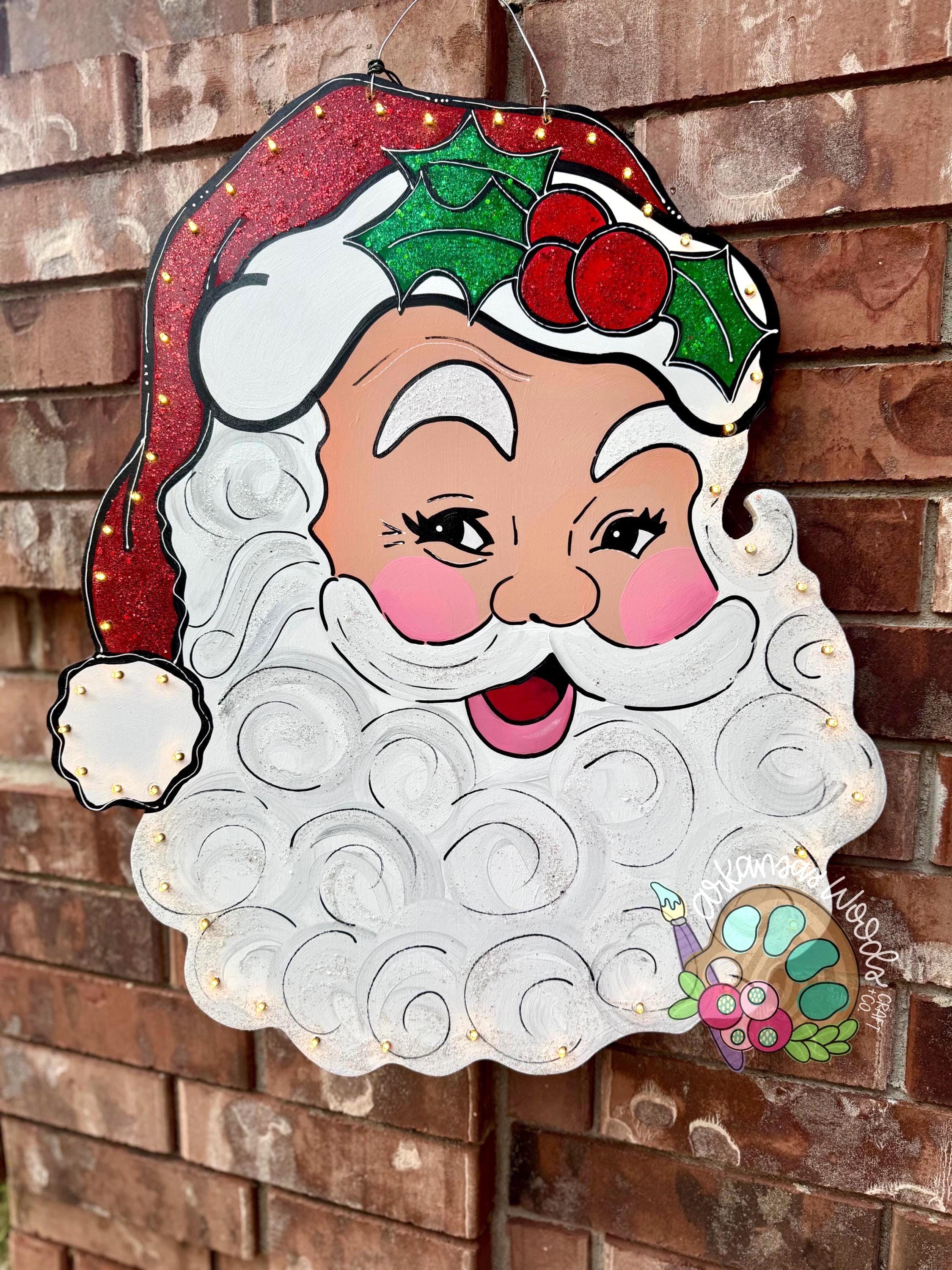 Vintage Santa Light - Etsy
