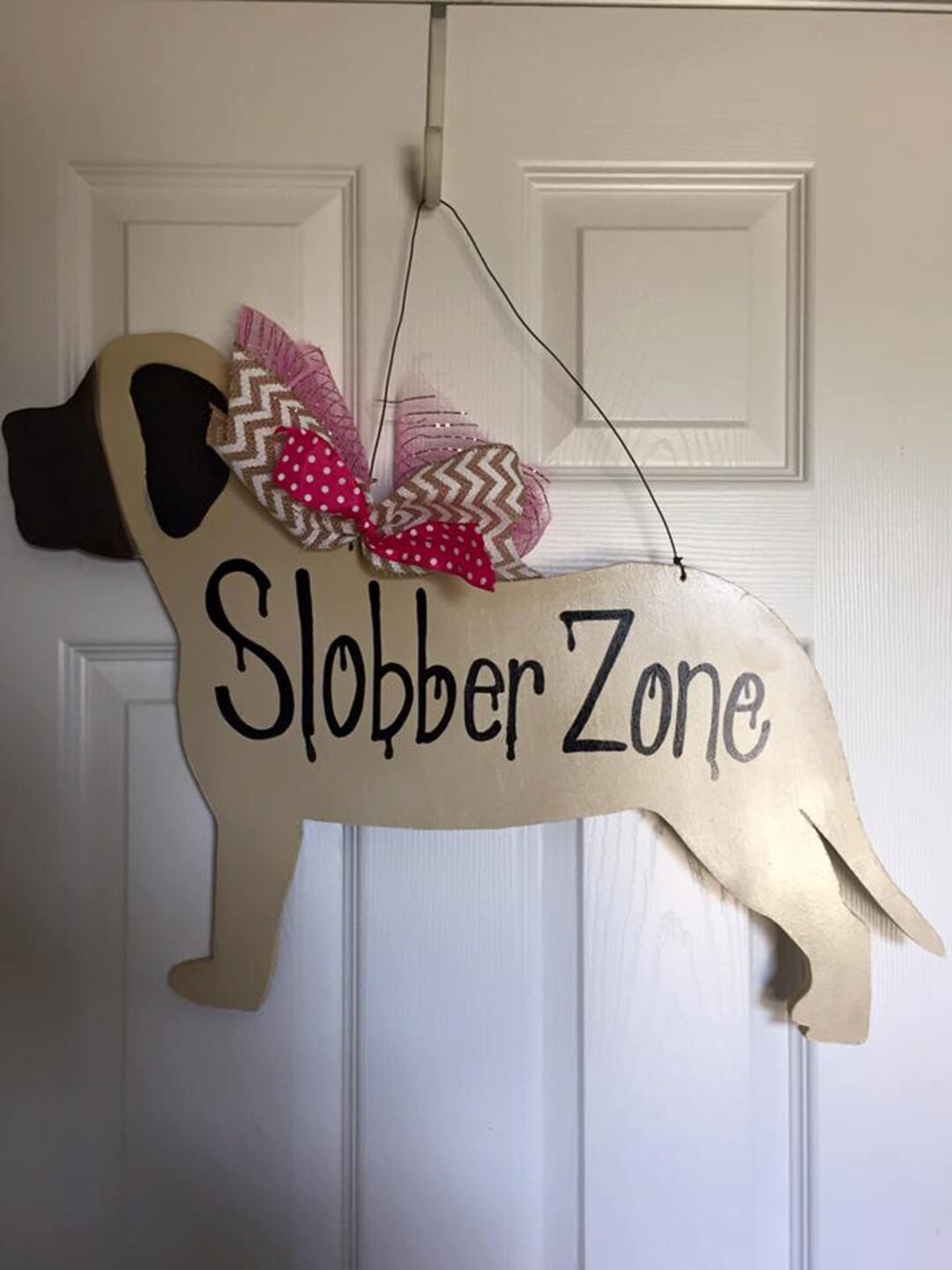 Mastiff Door Hanger, Dog Door Hanger, Mastiff Dog, Mastiff Wreath, Fur