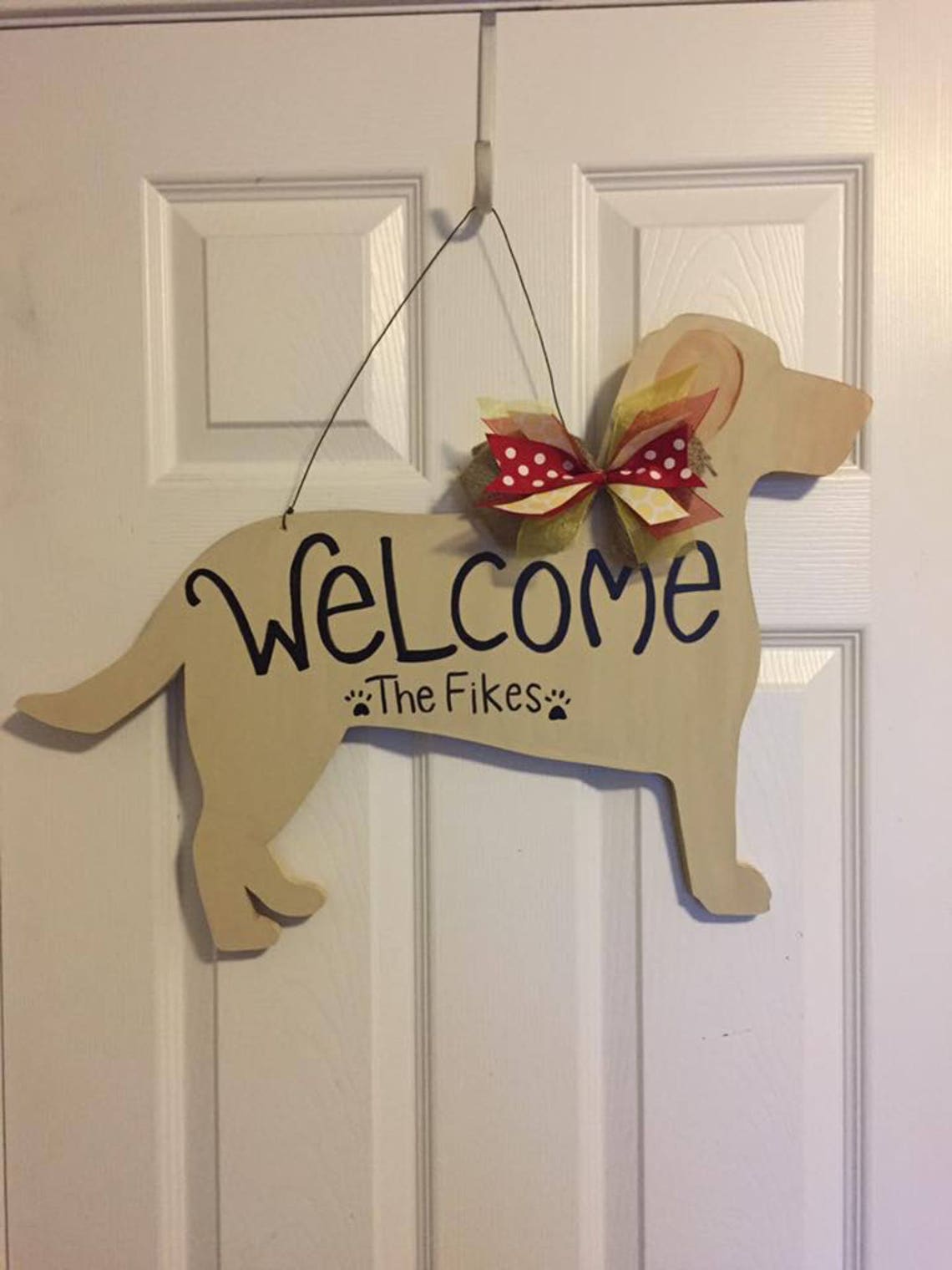 Labrador Door Hanger Labrador Wreath Dog Door Hanger Dog Etsy