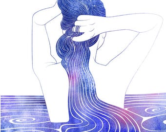 Nereid CII アート プリント (13 インチ x 19 インチ)
