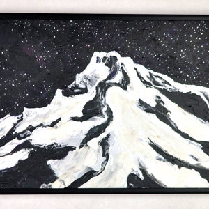 Mount Hood and Stars