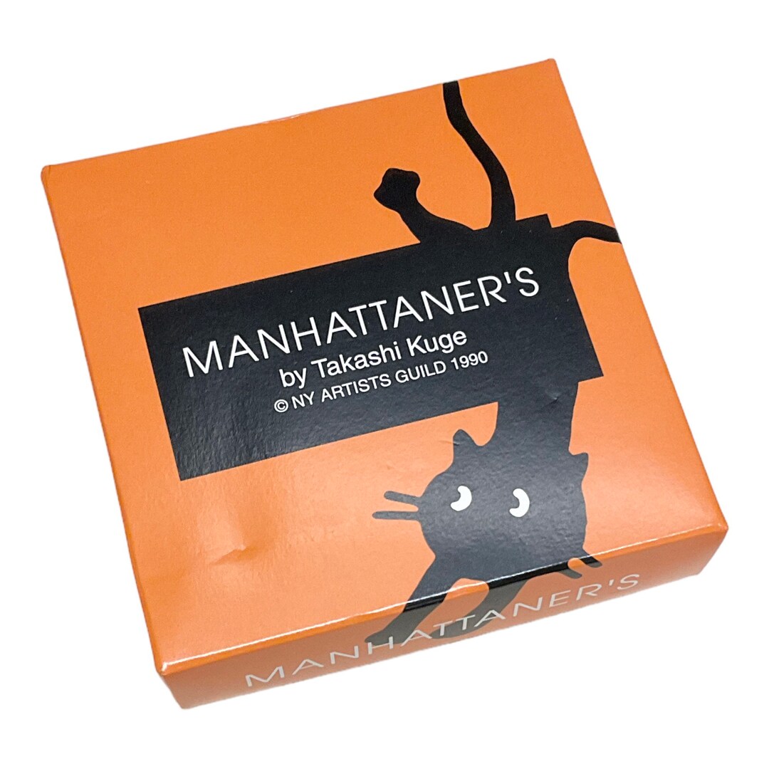 Takashi Manhattaners 1990年油彩画 MANHATTANER'S by Takashi Kuge 1990s - Etsy