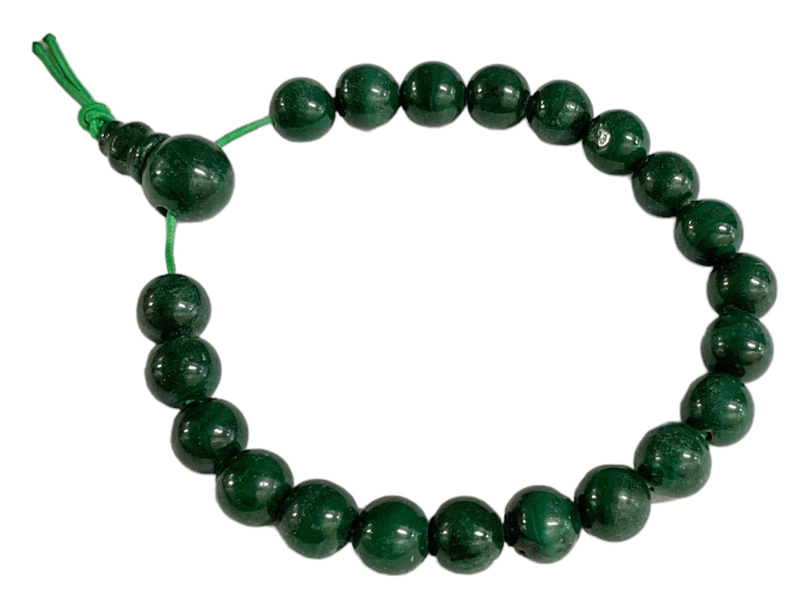 Dark Green Stone Bracelet Etsy Ireland