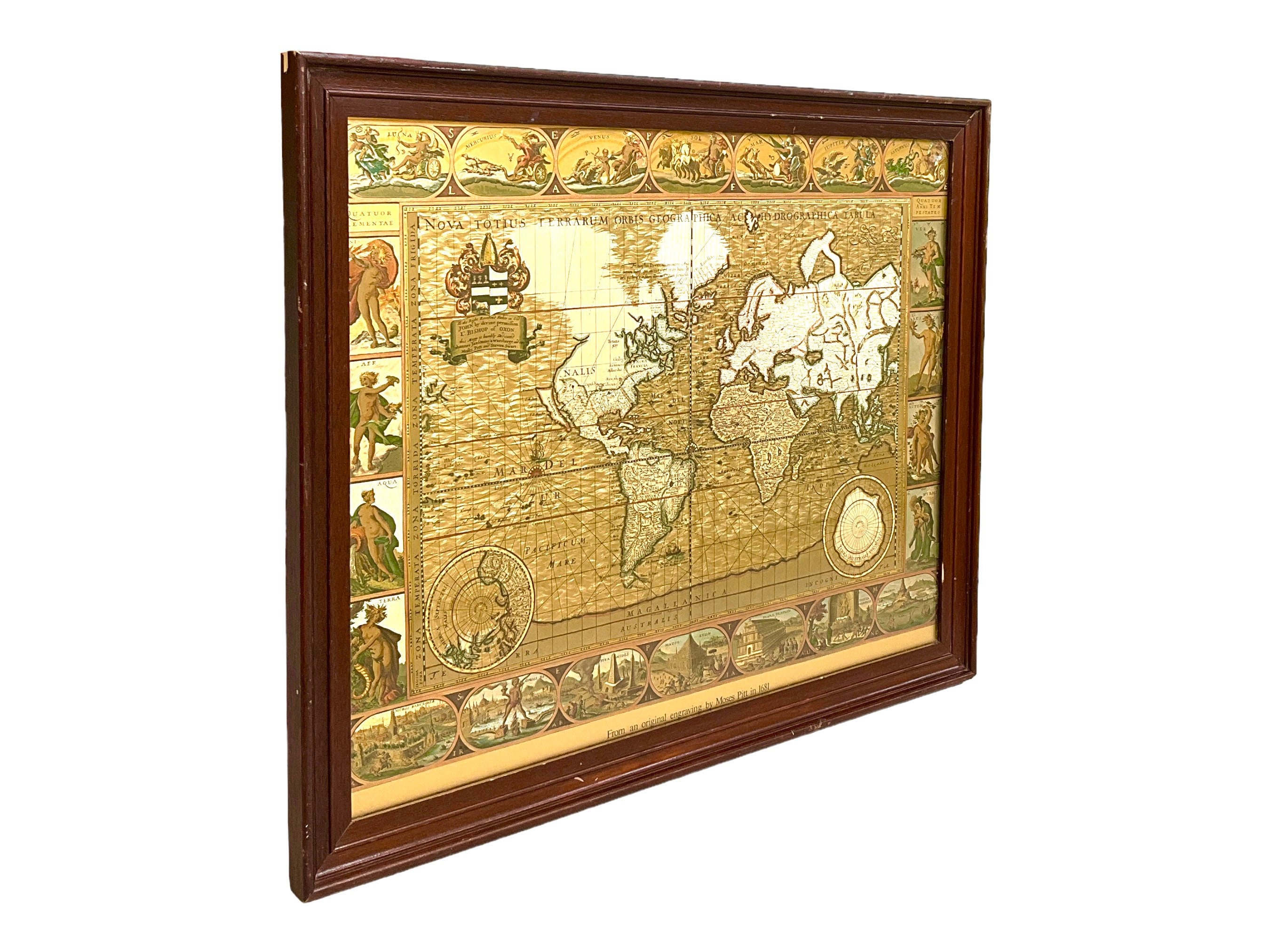 From an Original Engraving by Moses Pitt in 1681 - Etsy